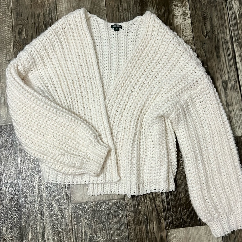 Chunky knit cardigan